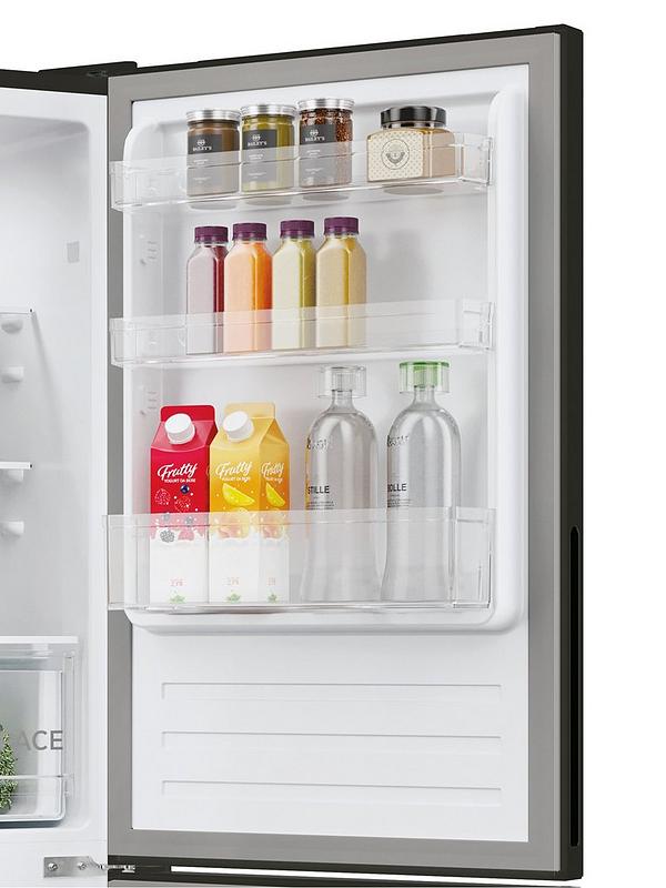 Hoover H-FRIDGE 300 HOCT3L517EBK 55cm Wide, 175cm Tall, Low Frost Freestanding Fridge Freezer - Black - Image 4
